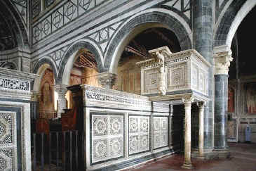 San Miniato al Monte presbytery and pulpit